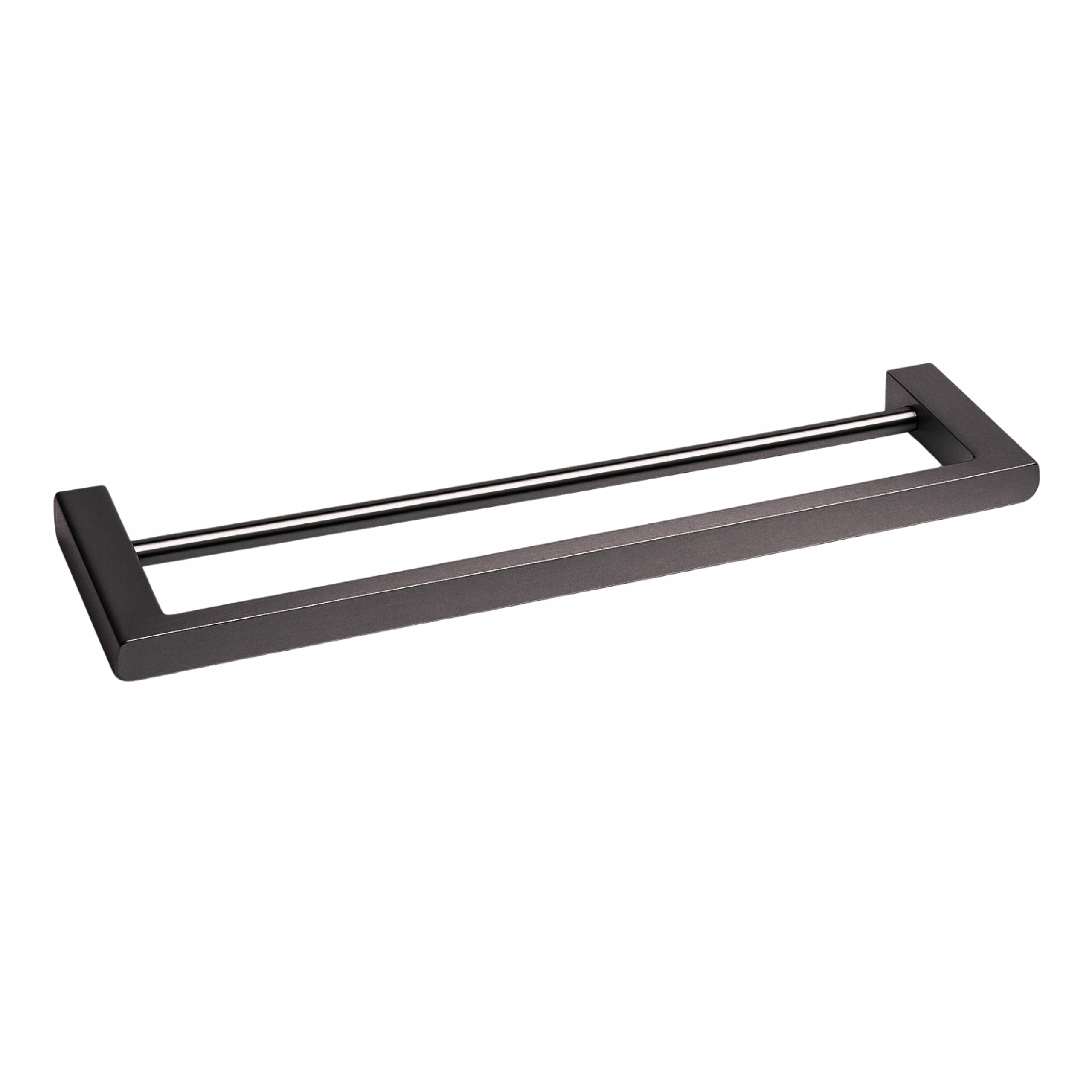 Balneo Dvojitý Koupelnový Věšák Na Ručníky Quarx Gun Metal Do Koupelny