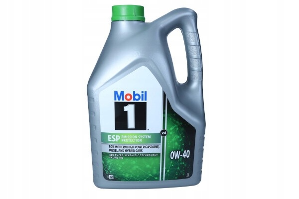 Olej MOBIL1 0W40 5L Esp X4 Cf Sp C3 C40 511.00 229.51 229.52 9.