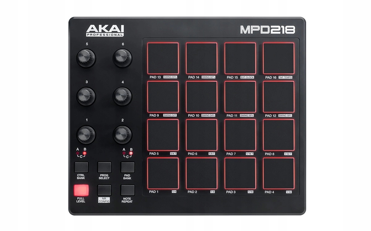Akai Mpd 218 – Usb/midi ovladač padů