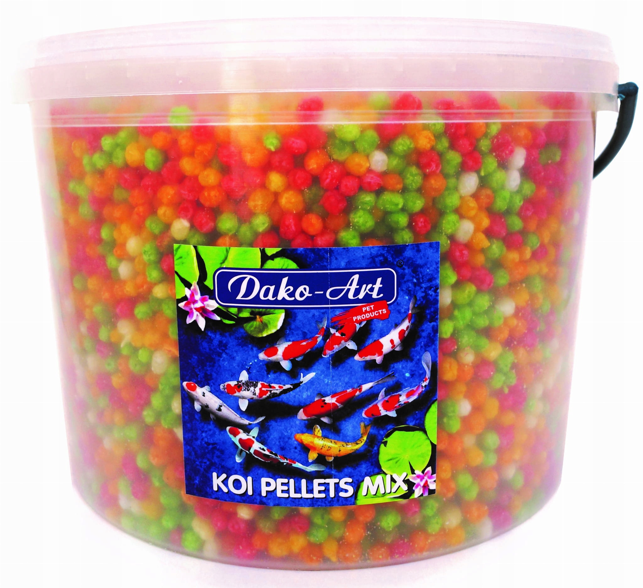 POKARM RYBY OCZKA WODNE Koi Pellets Mix 3L WIADRO