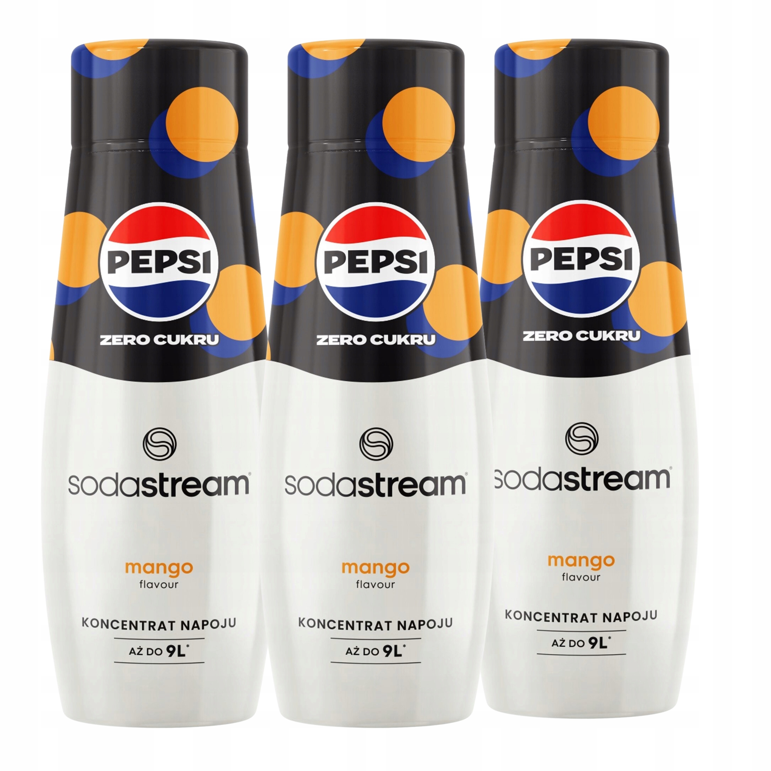 Levně SodaStream Pepsi Max Mango Koncentrát nápoje bez cukru do vody Sirup x3