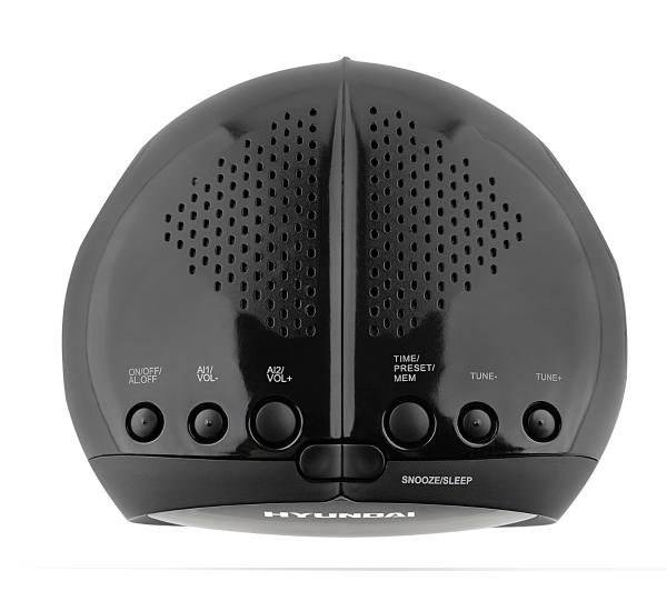 RADIOBUDZIK RADIO KUCHENNE RADIO FM SNOOZE BUDZIK ALARM Czarny HYUNDAI Marka Hyundai