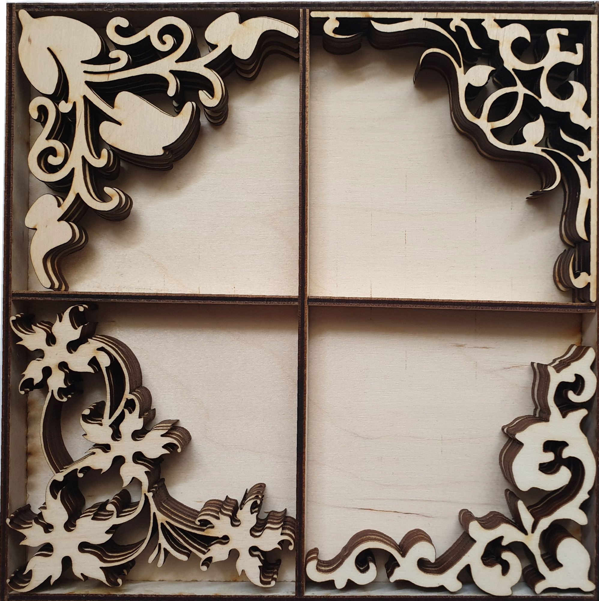Drewniany Dekor Zestaw 10cm 20szt ornament