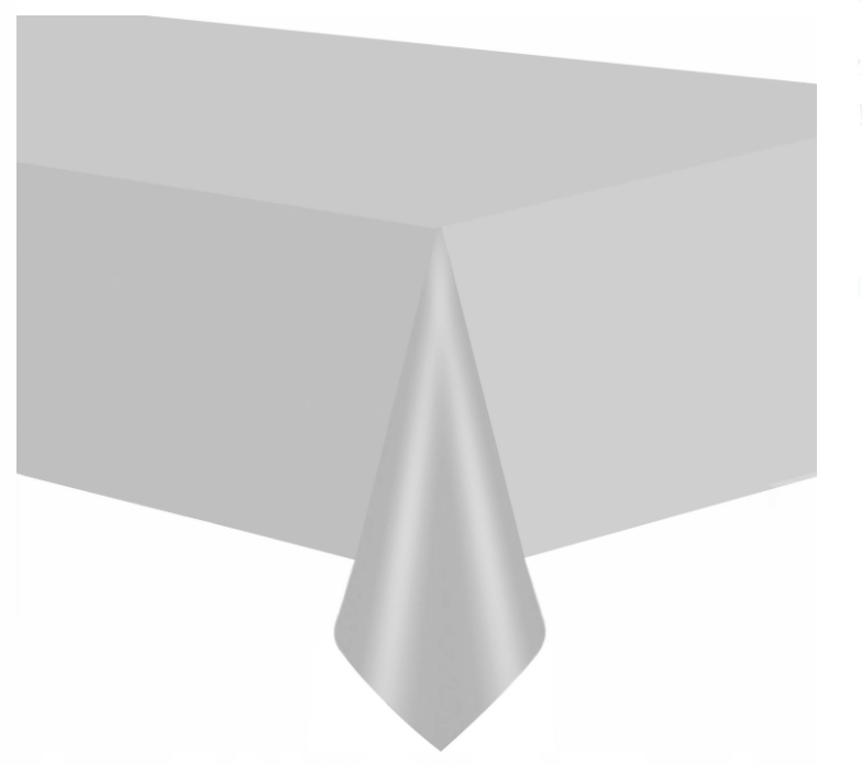 

Obrus plamoodporny foliowy 137 x 274 srebrny chrom