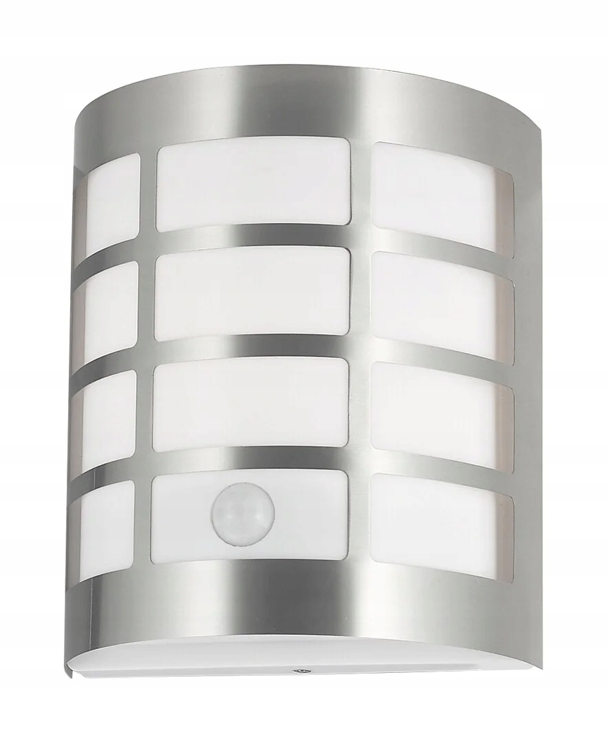 Venkovní nástěnné svítidlo s pohybovým senzorem 1xE27 Sevilla chrom satén Rabalux