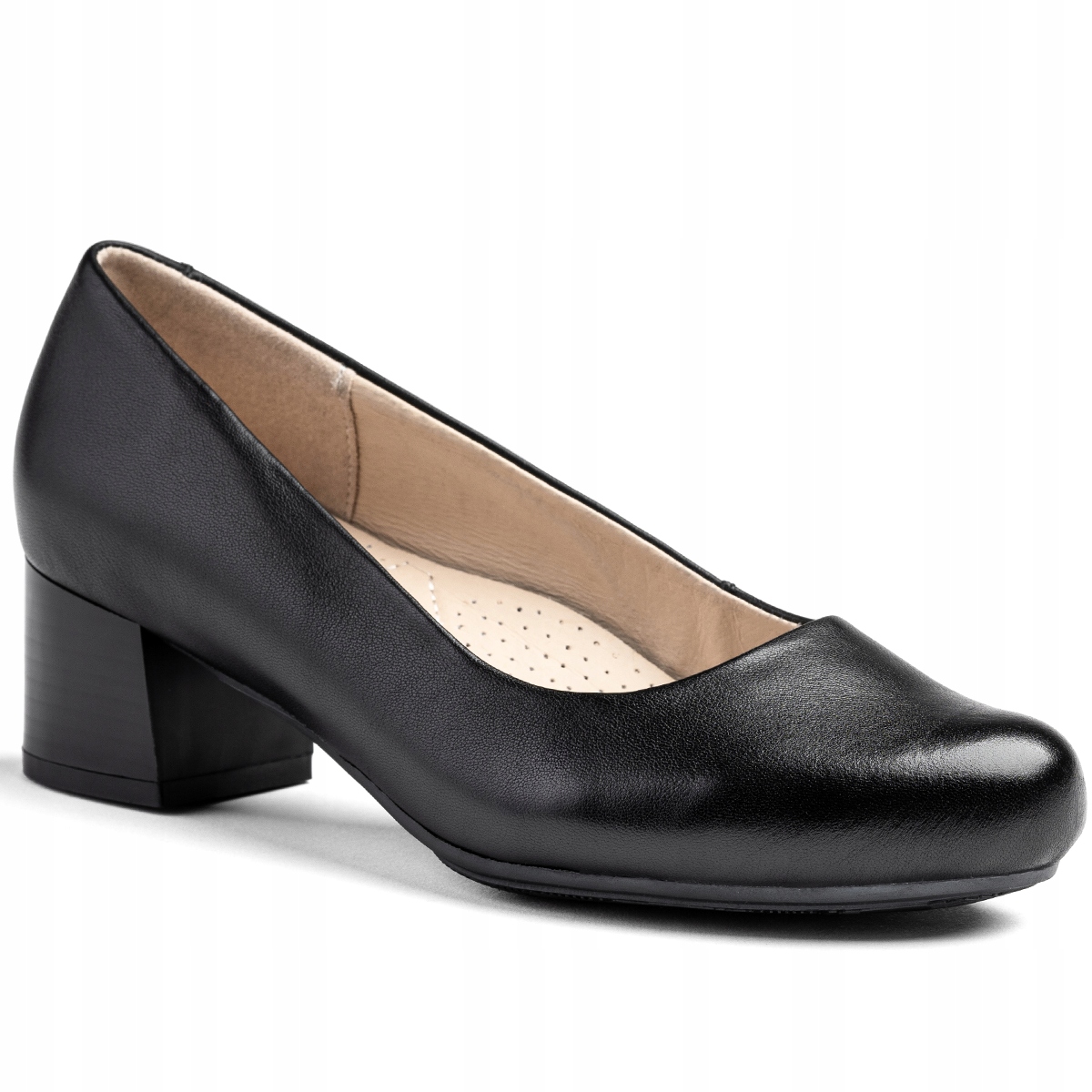 Dámské kožené lodičky elegantní matné Služební klasické Wojtyłko 36