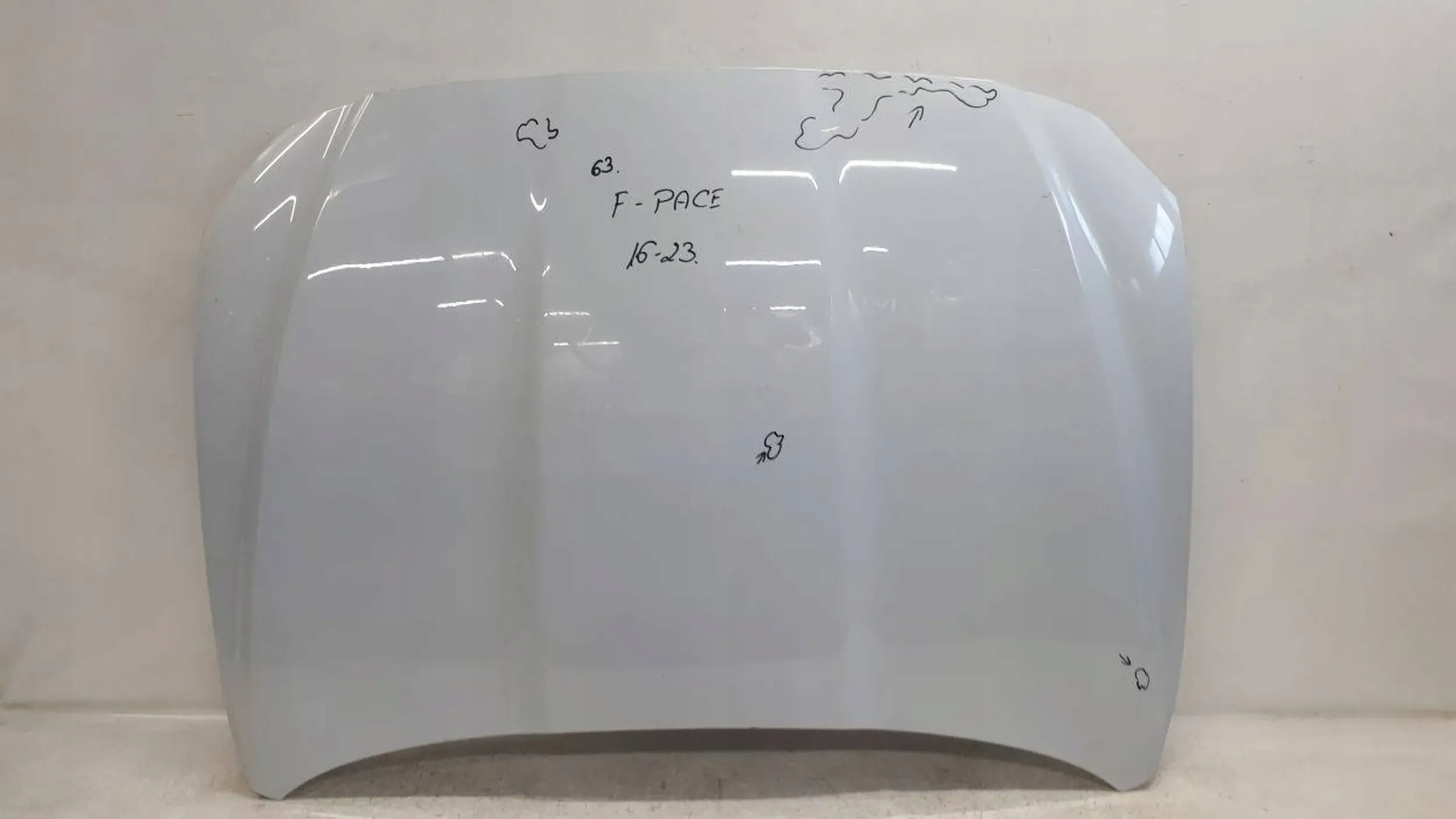 JAGUAR F-PACE 2016-2023 MASKA PRZÓD Kolor do lakierowania