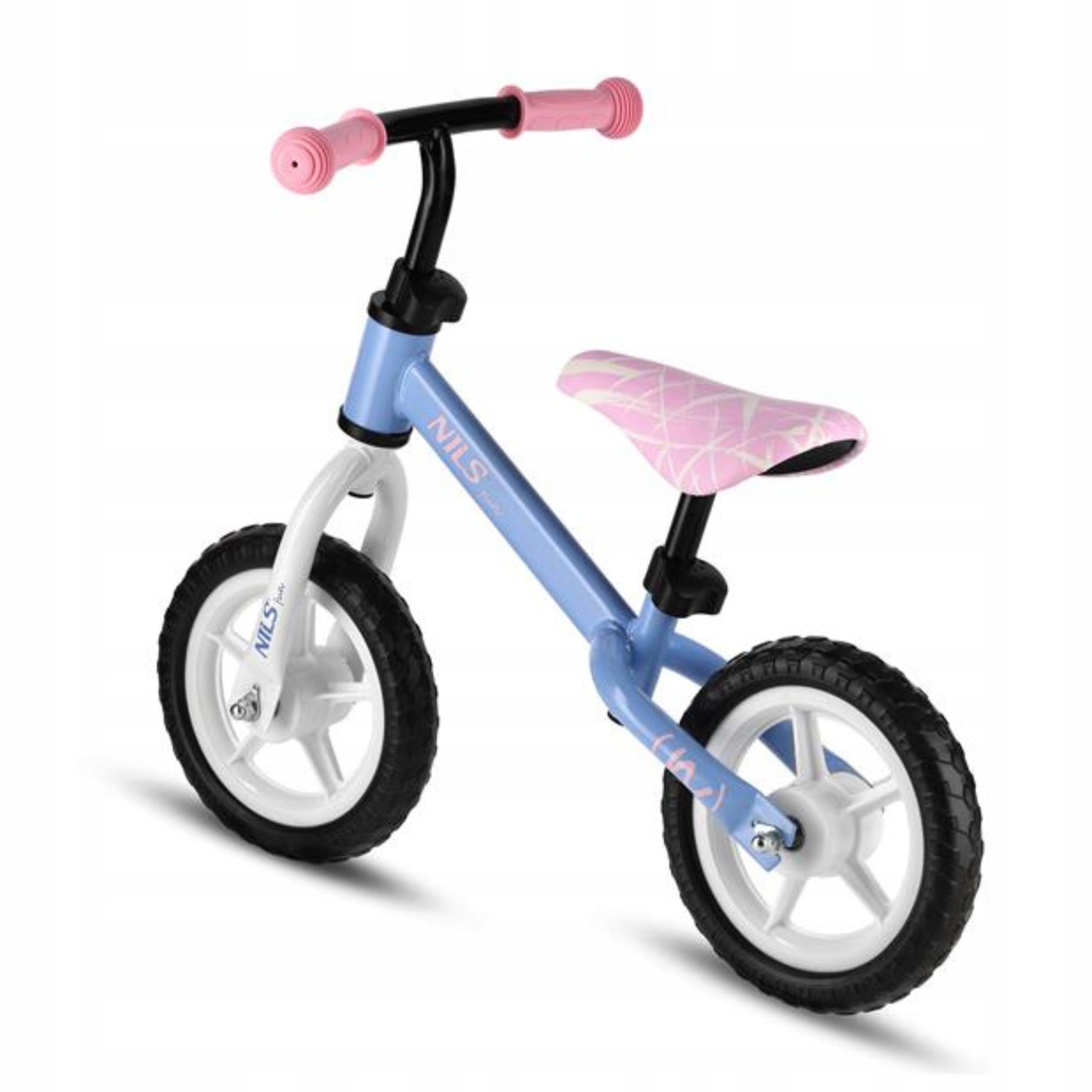 Biegowy rowerek dwukołowy dla dzieci niebieski Nils Fun RB134