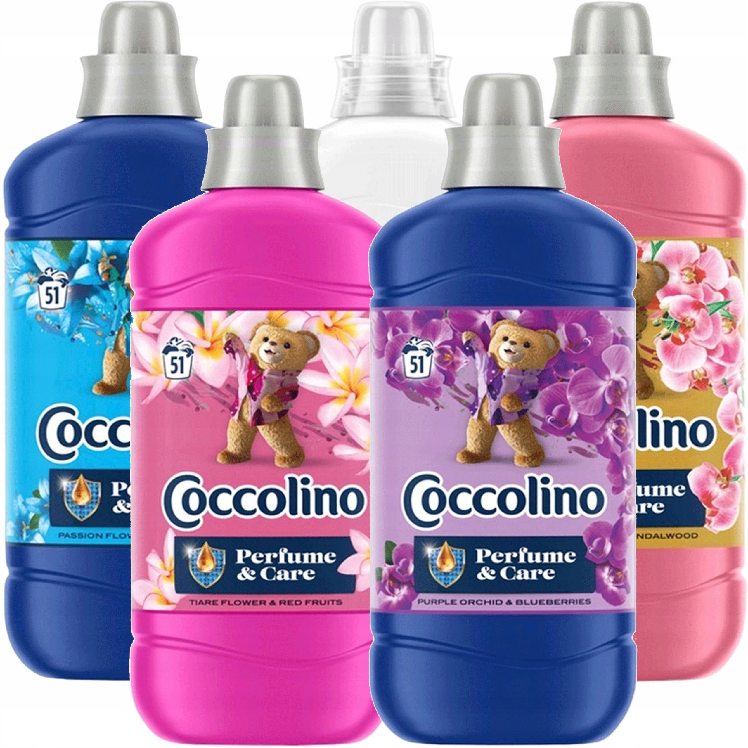 Levně Sada Coccolino Creations Bergamot & Sandalwood 1,275l x5 MIX 6,375l