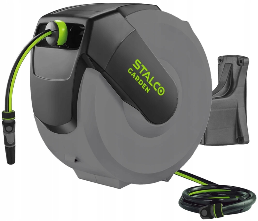 Zwijacz Automatyczny Z Wężem Ogrodowy 25M Blokada Uchwyt Stalco S101610230