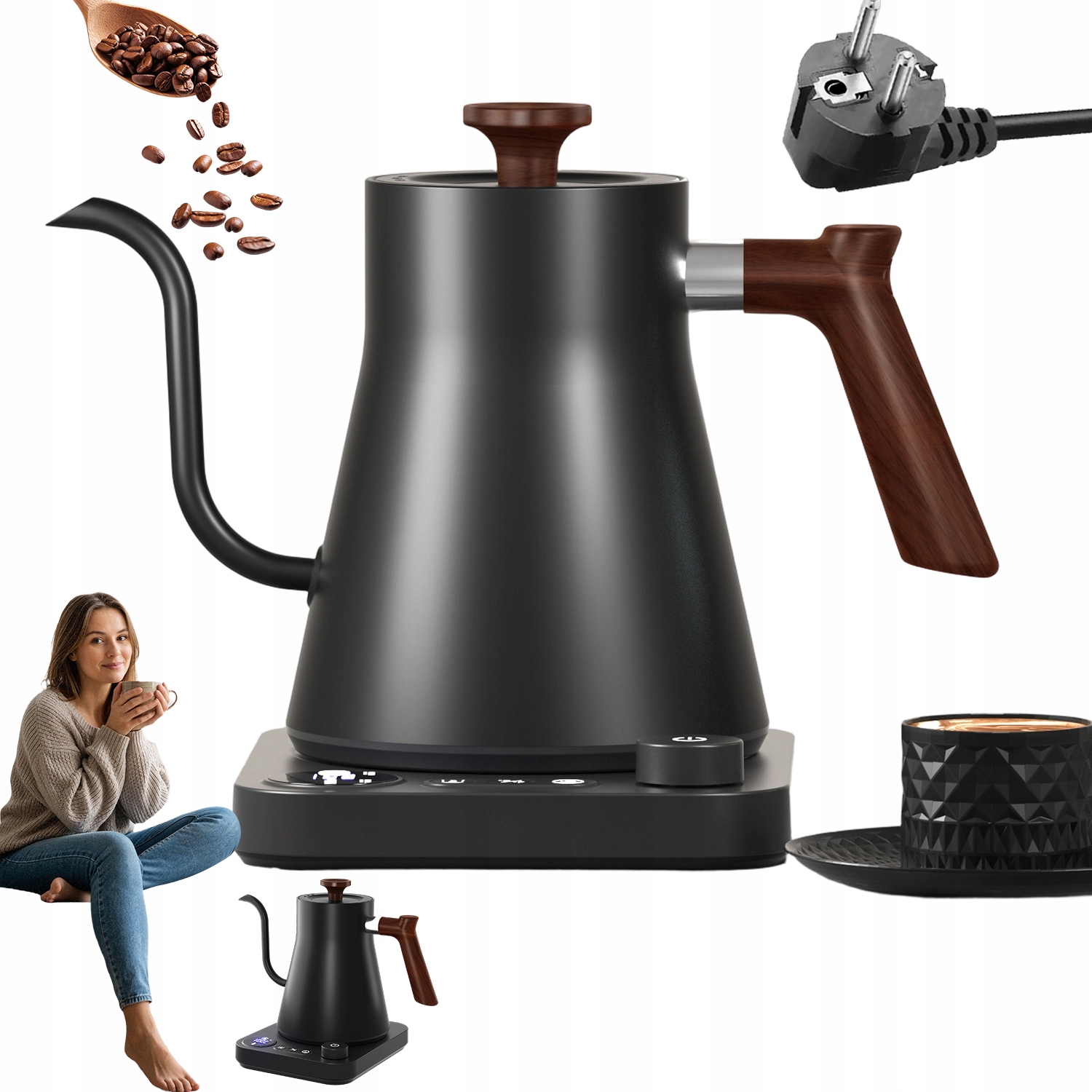 Energeticky úsporná tichá Konvice s dlouhým udržováním tepla