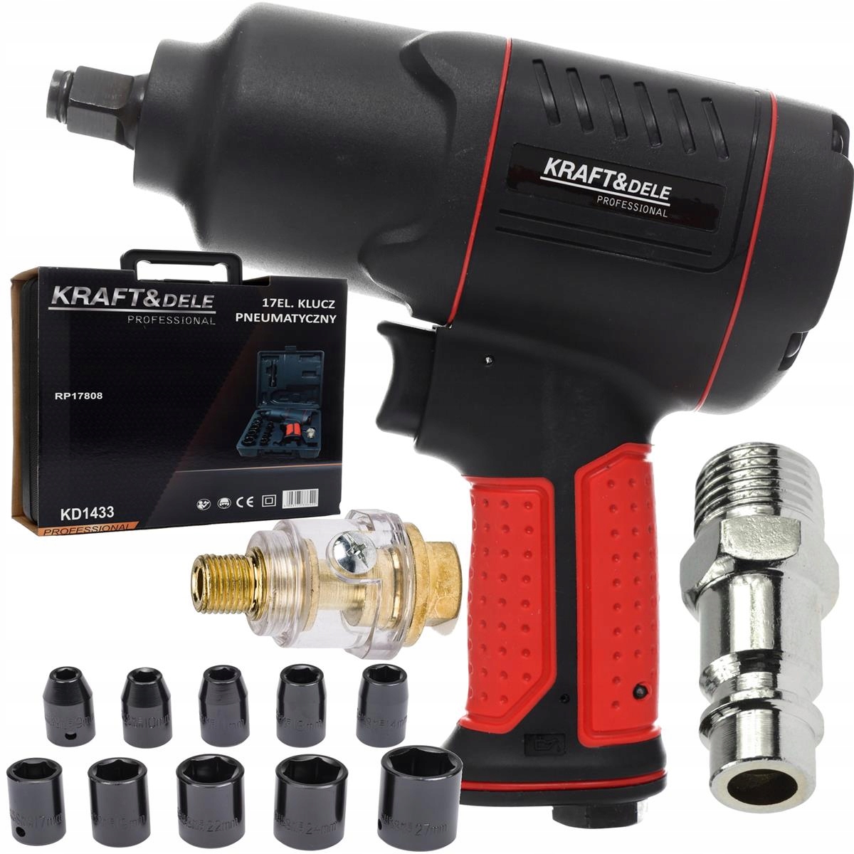 Rázový uťahovák Kraft&Dele KD1433