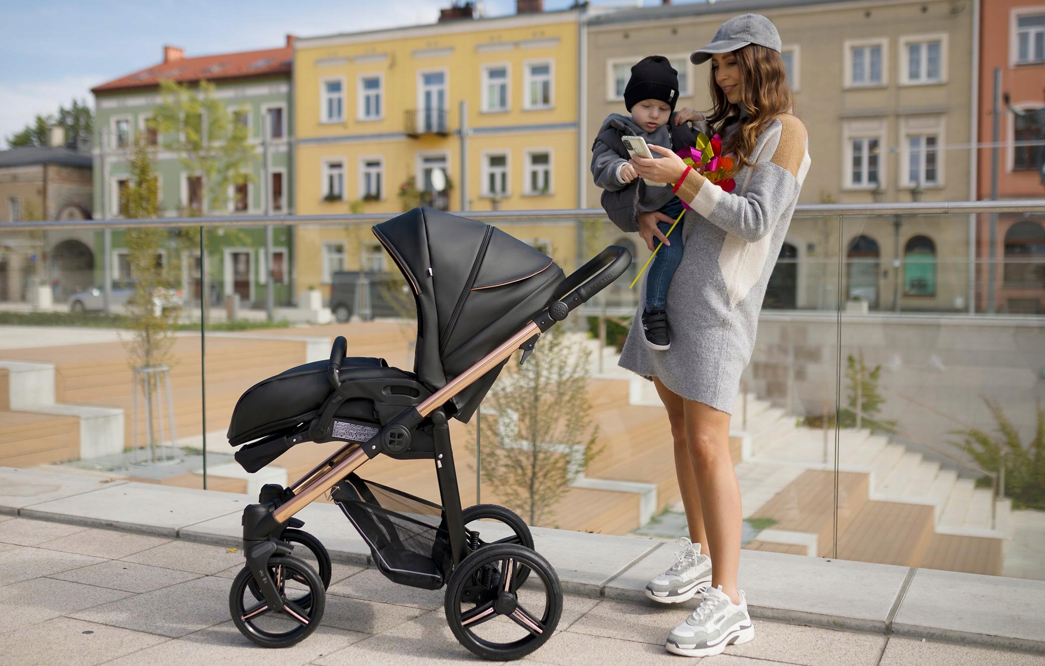 WÓZEK BEBETTO NICO PRO ESTILO ŚPIWOREK KOLOR 03 Typ siedziska Rozkładane