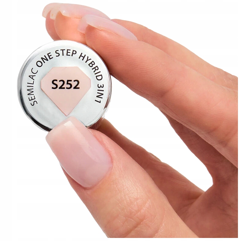 

Semilac One Step Hybrid S252 Milky Pink 3in1