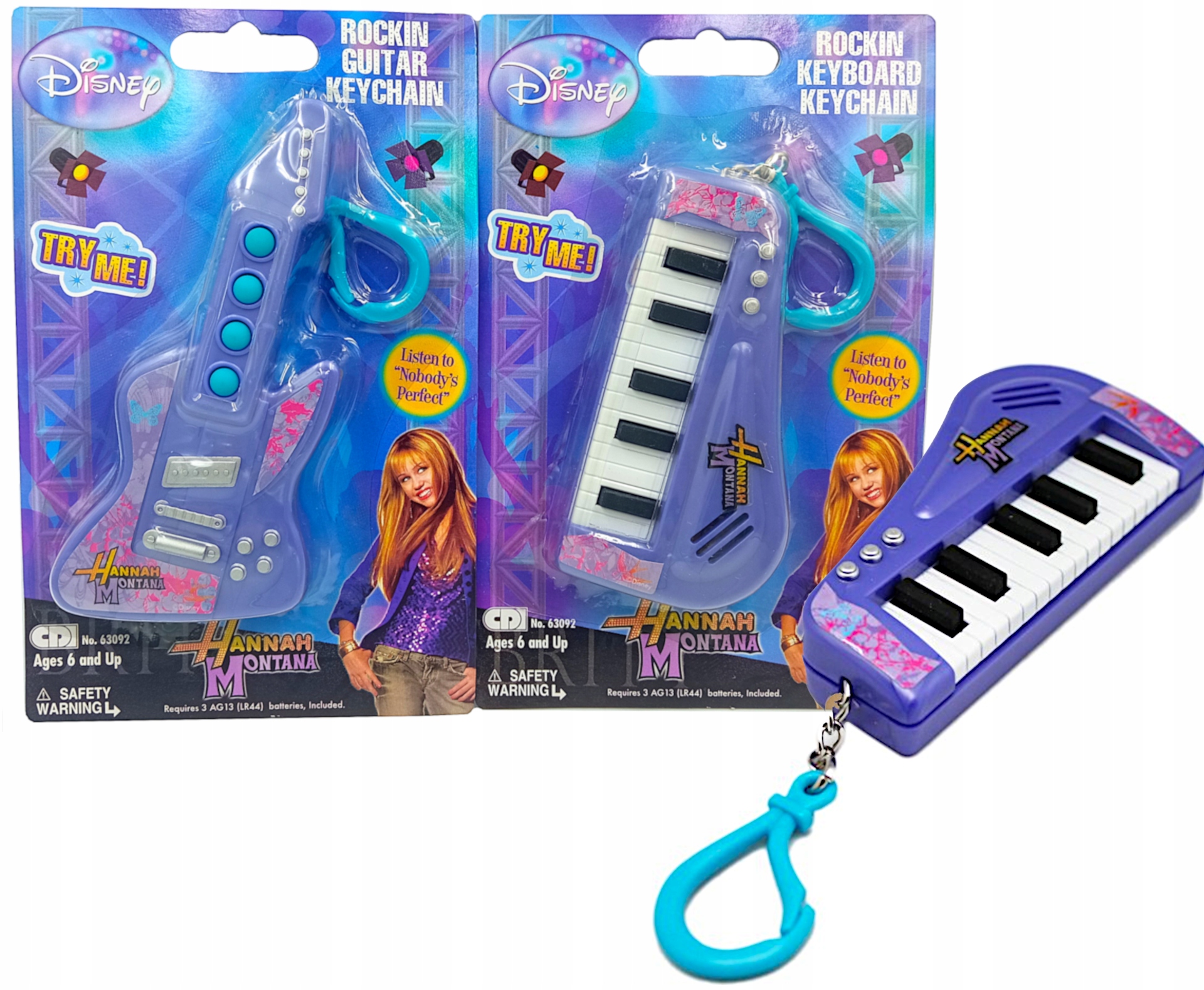 

Muzyczny Brelok Gitara Lub Keyboard Hannah Montana