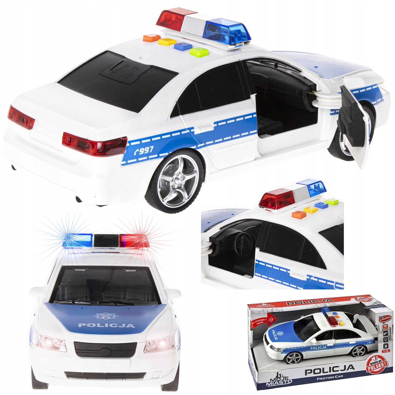 AUTO POLICYJNE RADIOWÓZ POLICJA MÓWI PO POLSKU