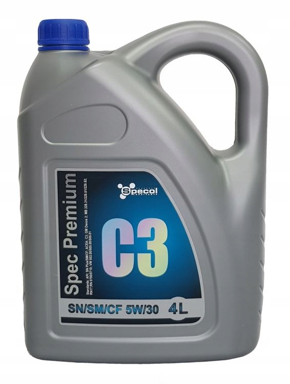 

Olej Specol Spec Premium C3 Sn/sm/cf 5W/30 4L