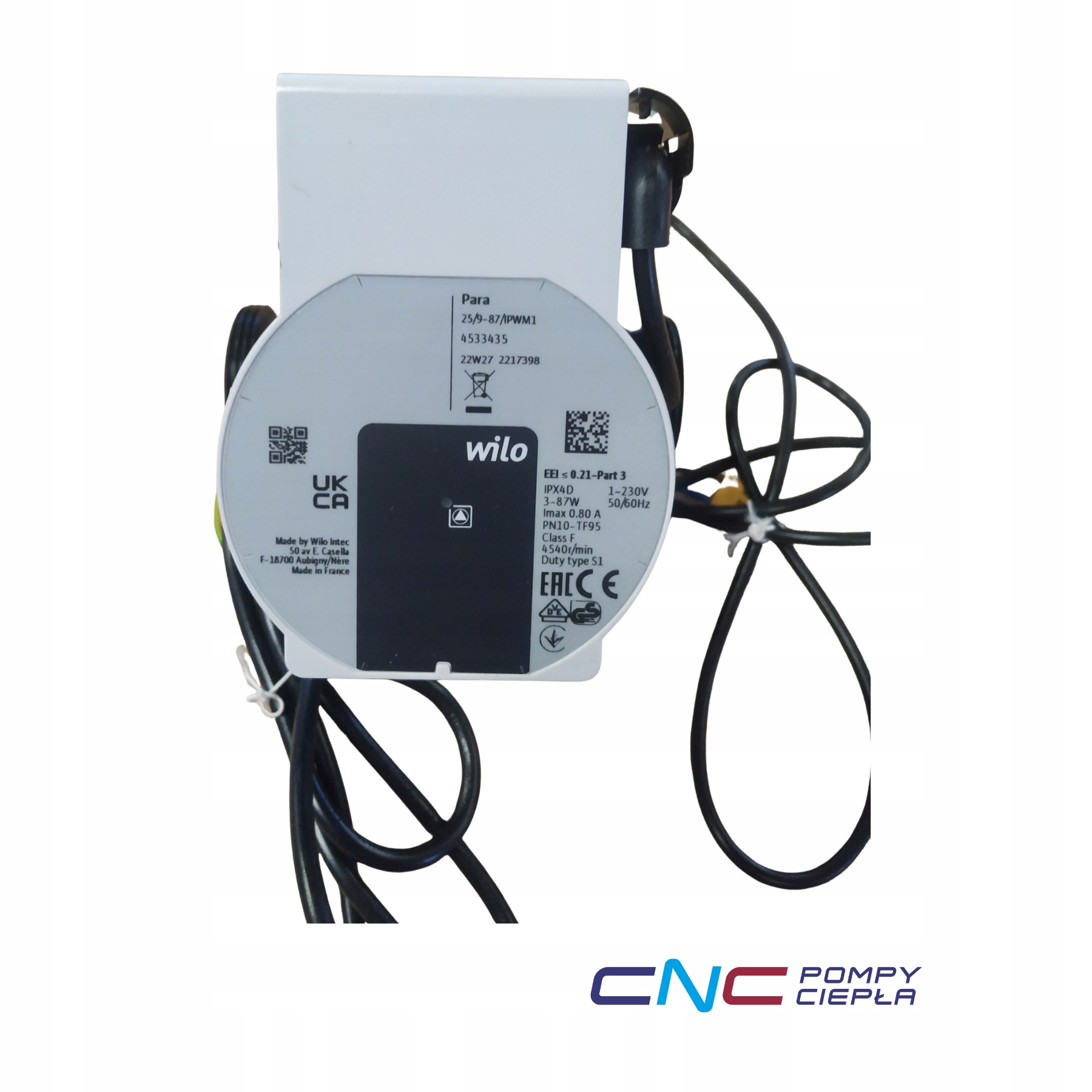 174M00802001853 Pompa obiegowa WILO do pomp ciepła York