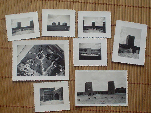 zestaw fotografii pomnika Tannenberg pod Olsztynkiem