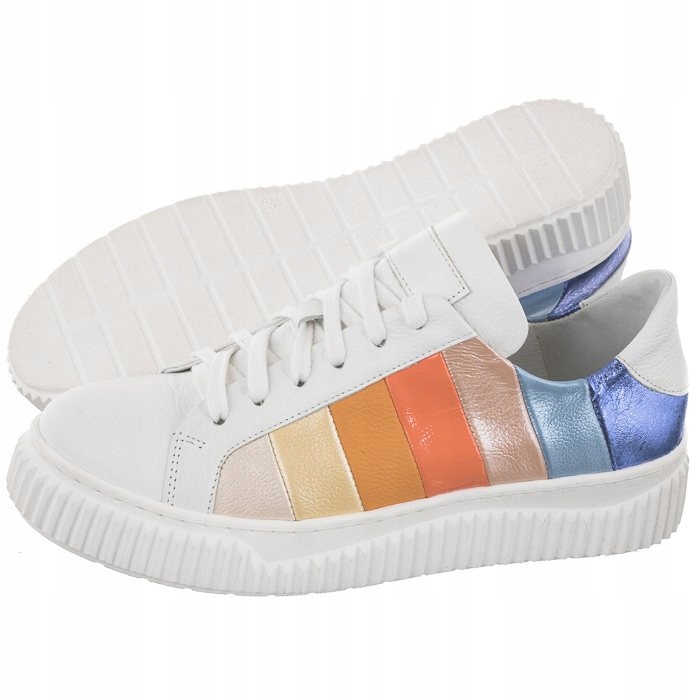 

Buty Damskie Półbuty Maciejka Białe 05482-11
