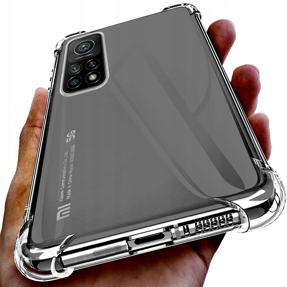 

Etui Anti-shock Clear Case Do Xiaomi MI 10T +szkło