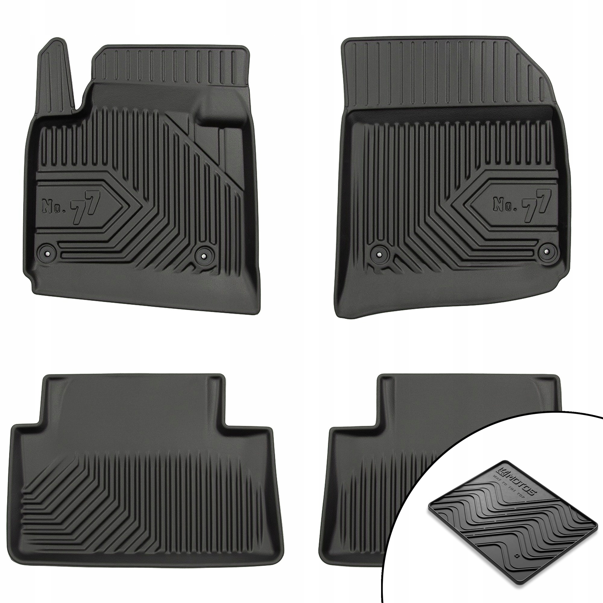 Dywaniki gumowe No.77 Citroen C5 II 2008-2017 mata