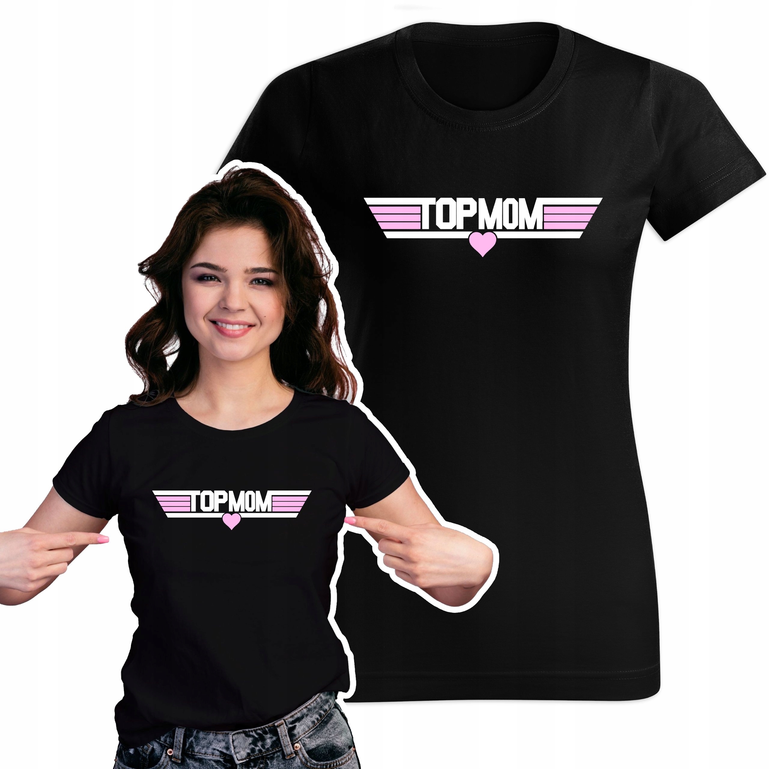 

Koszulka Dla Mamy Top Mom Mama Śmieszna