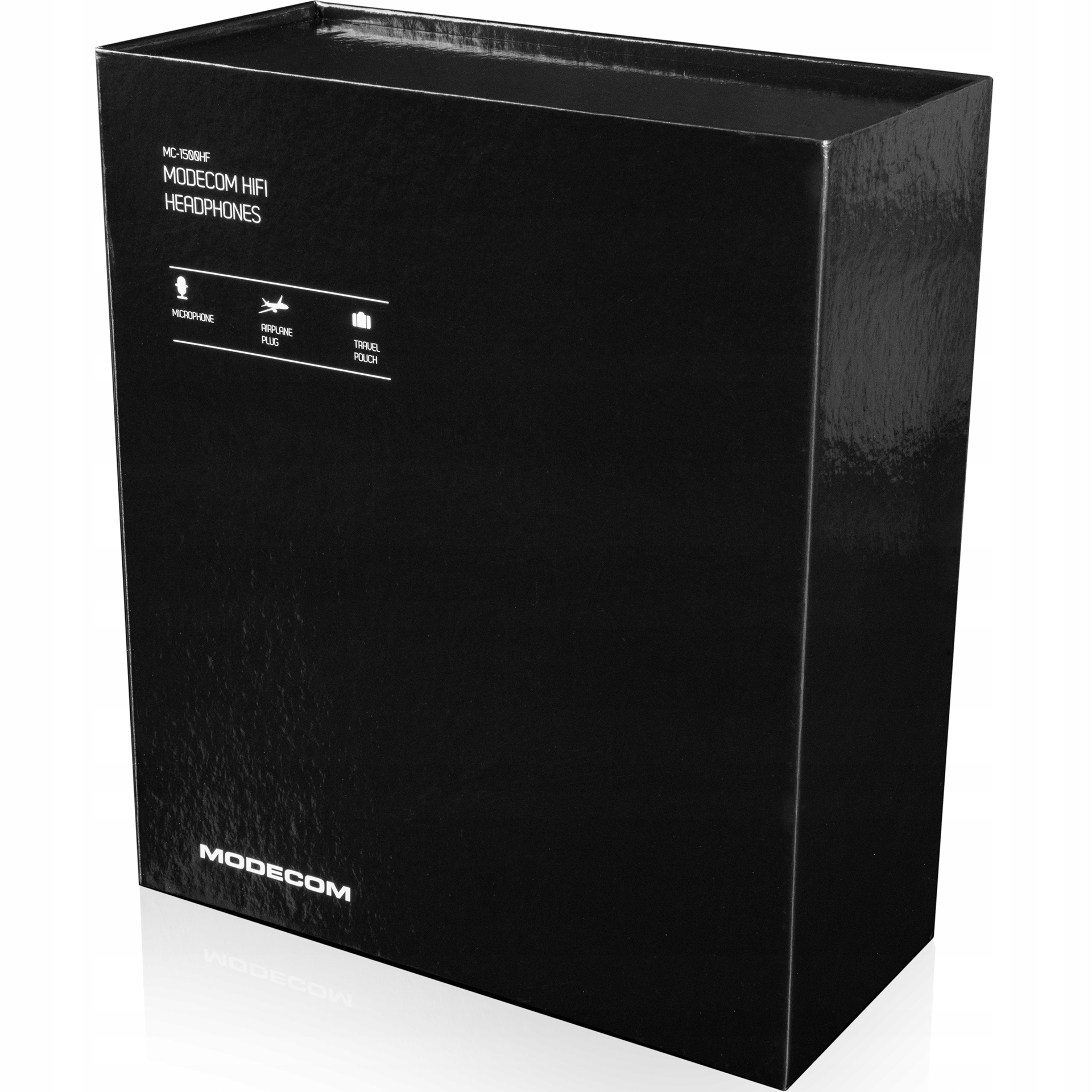 SŁUCHAWKI BEZPRZEWODOWE BLUETOOTH Z OBUDOWĄ Z METALU - MODECOM MC-1500HF Model AUDIO MC 1500 HF