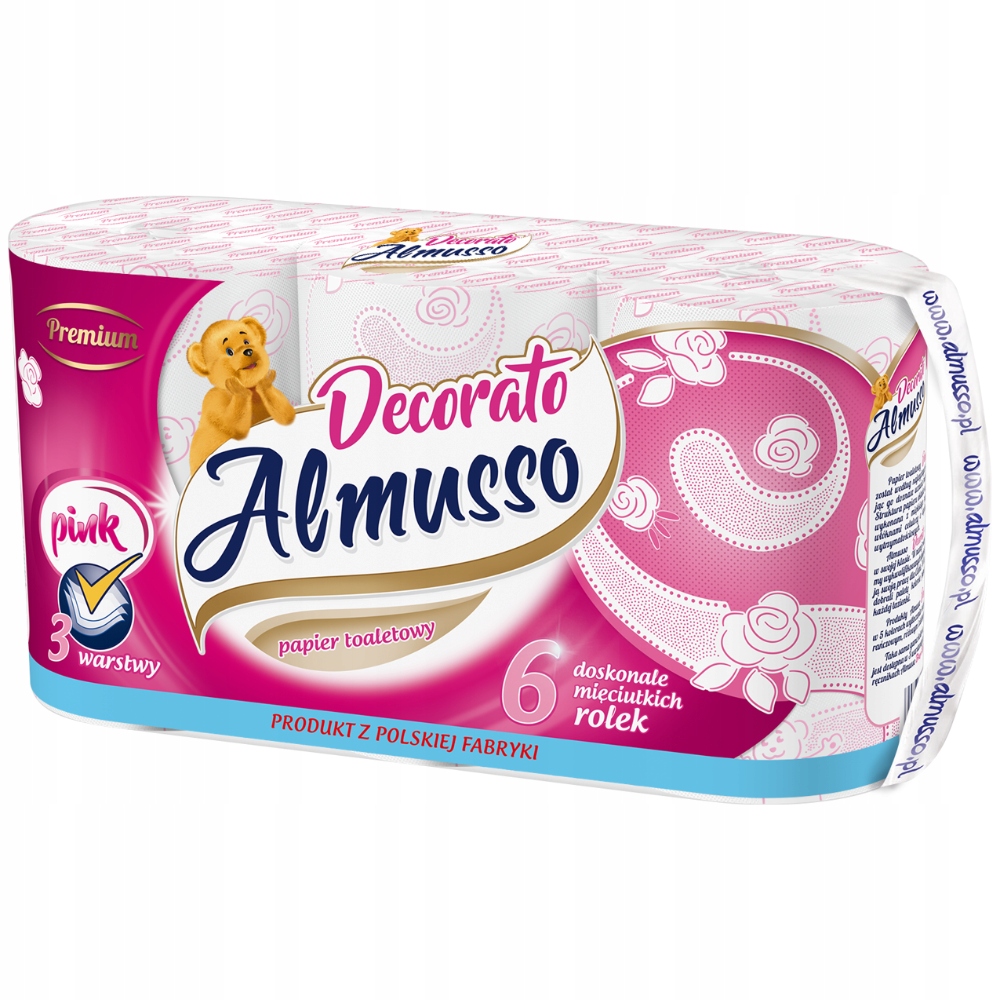 

Papier Toaletowy 3 Warstwy Celuloza Zdobienia 6szt