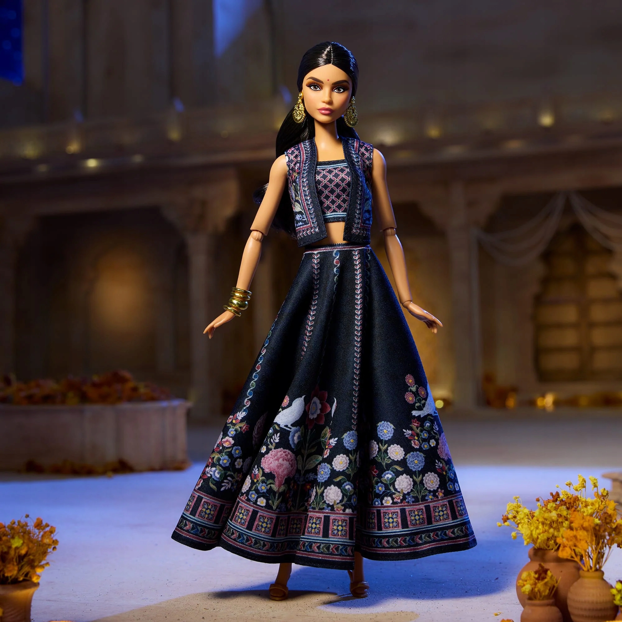 LALKA BARBIE DIWALI BY ANITA DONGE Signature lalka kolekcjonerska Materiał karton plastik tkanina