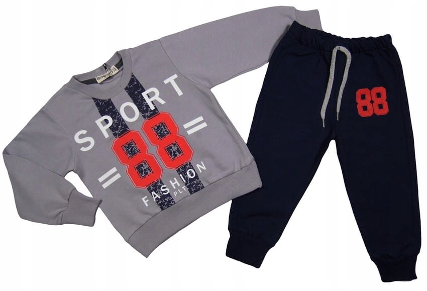 

Turcja lekki dres chłopięcy 3072 Sport 2-3Y szary