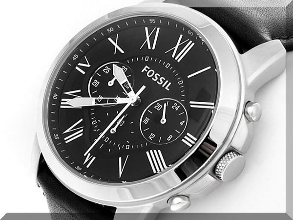 Elegantní Pánské Hodinky Fossil FS4812 Chronograf Grant S Řemínkem Krabička 44mm