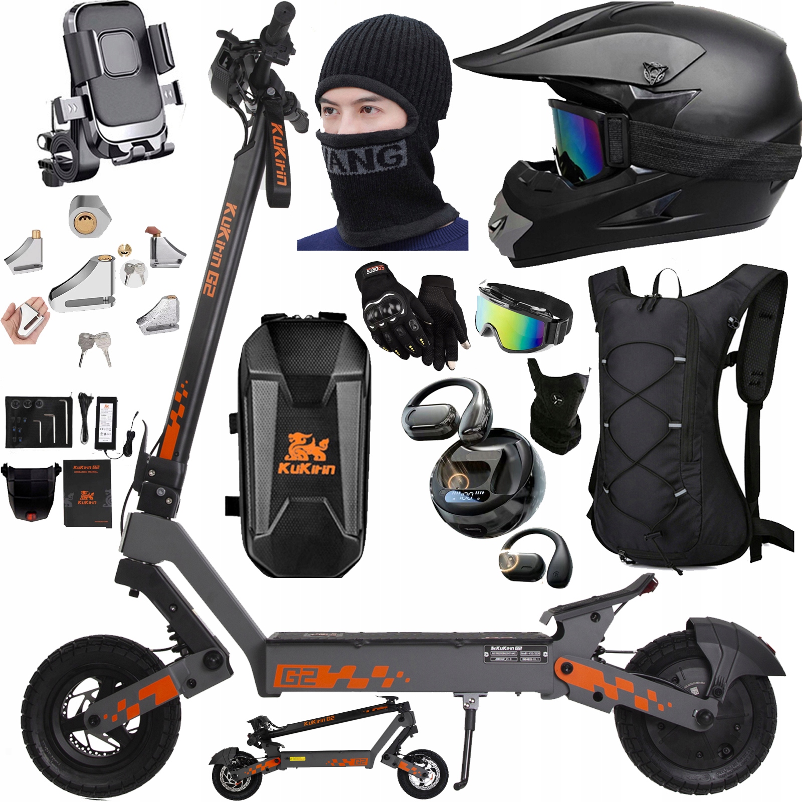 KuKirin G2 Skládací Elektrické Vozidlo 48V 15AH 800W 45KM/H 55KM Pl dárky