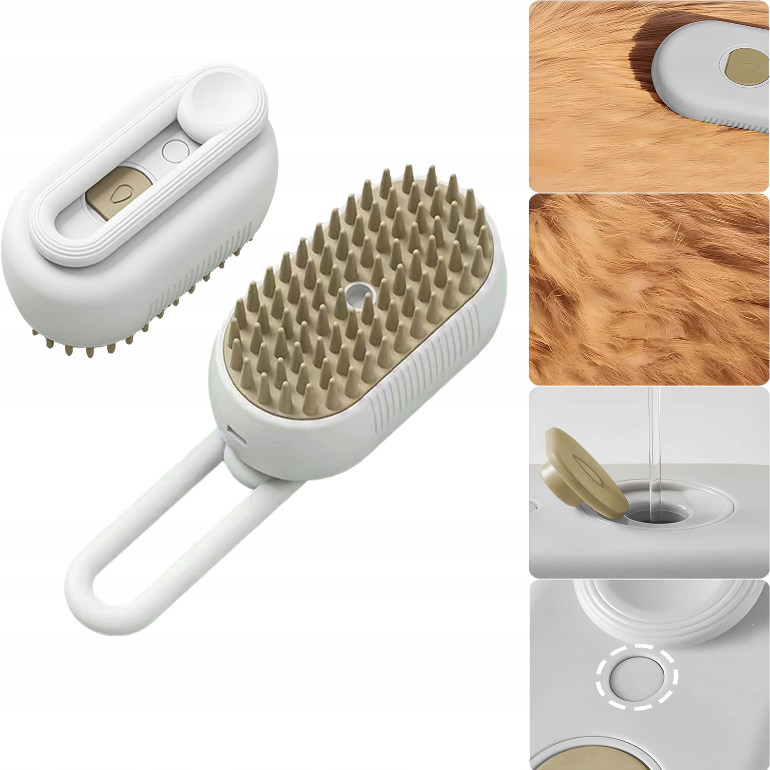 Levně Parní Kartáč Pro Zvířata – Účinná Péče Pro Zdravou A Lesklou Srst