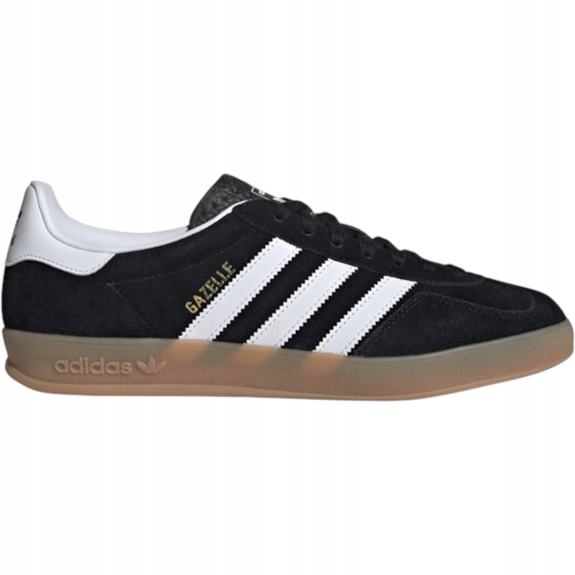 Unisexové boty Adidas Gazelle Indoor JI2060 černé semišové streetwear 41 1/3