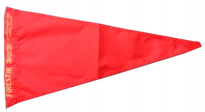 Chorągiewka flaga bezpieczeństwa FireStik Czerwona