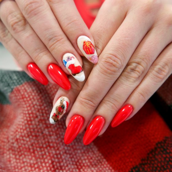 SEMILAC 134 Red Carpet UV LED Lakier Hybrydowy 7ml Kolor Odcienie czerwieni i różu