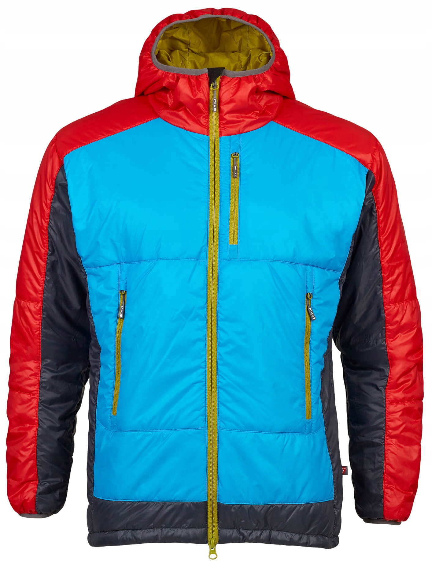 Kurtka Primaloft Milo Maho blue sky/red race/titanium grey XXL