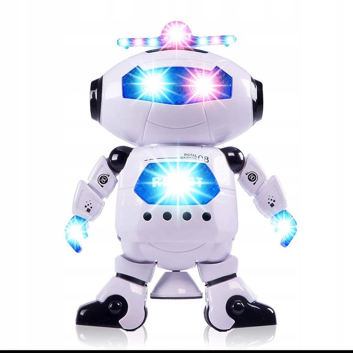 ROBOT 360 TAŃCZĄCY INTERAKTYWNY ANDROID LED Gra Rodzaj do programowania i kodowania