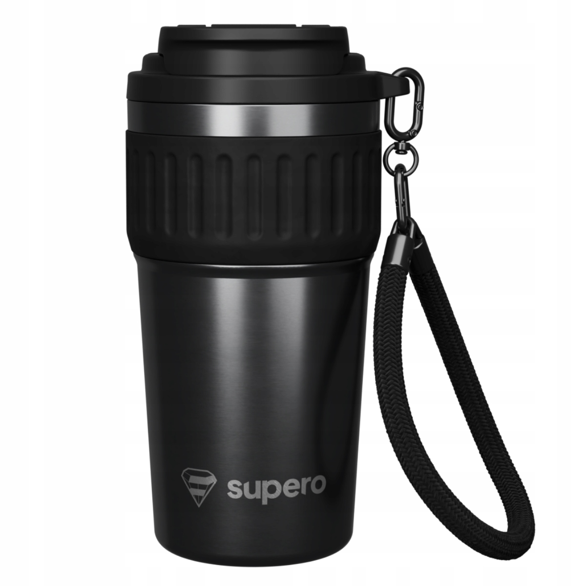 Termos dla dzieci kubek termiczny ze słomką butelka na wodę 630 ml smycz