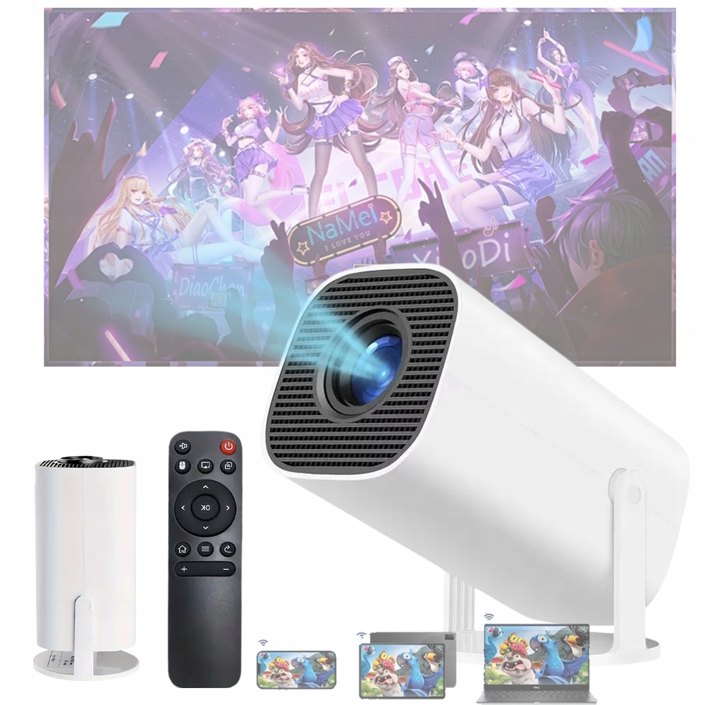 Projektor Mini Projektor Přenosný Wifi Full Hd Smart Tv Wi-fi 1080 Bluetooth