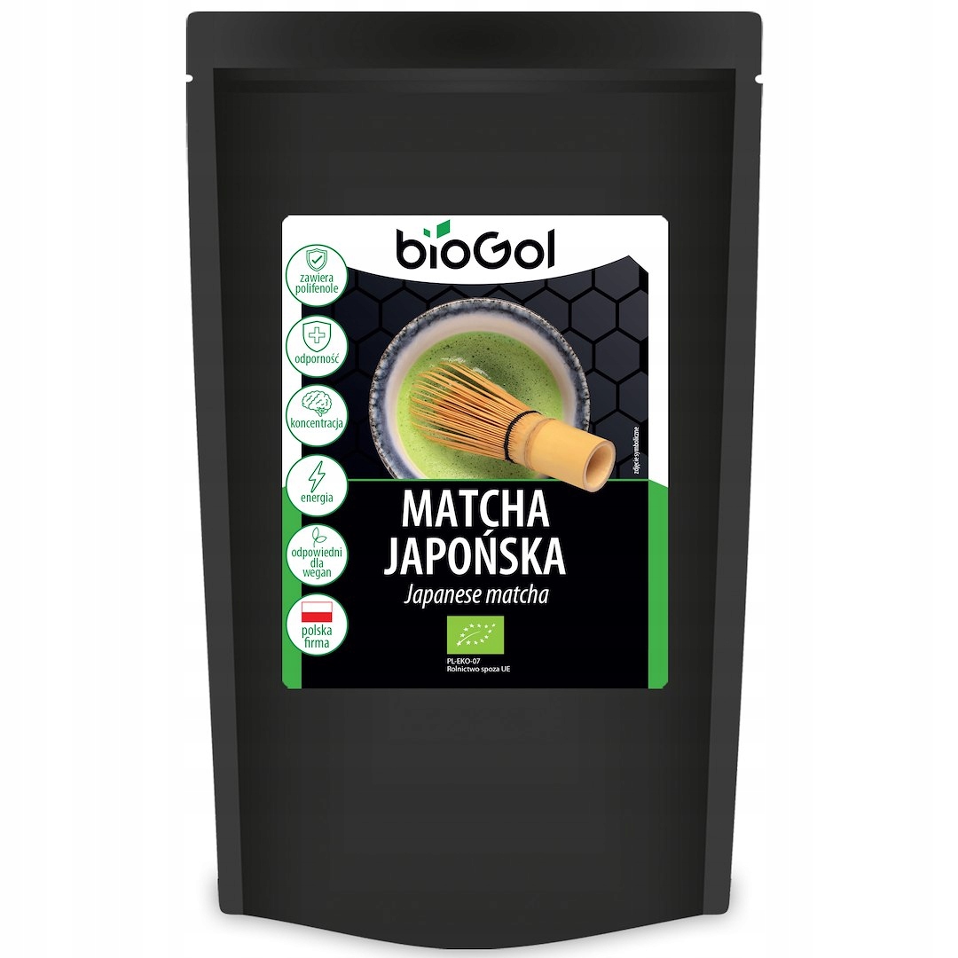 Herbata Zielona Matcha Japońska Bio 100 g Biogol