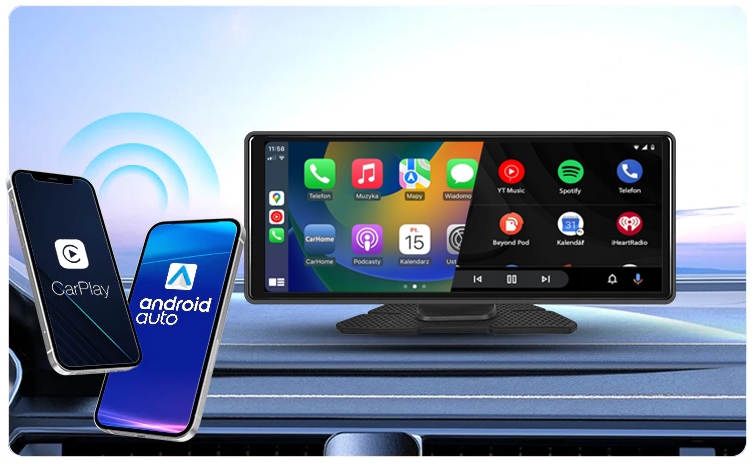 EKRAN RADIO APPLE CARPLAY ANDROID AUTO NAWIGACJA ANDROID 13 Stan opakowania oryginalne