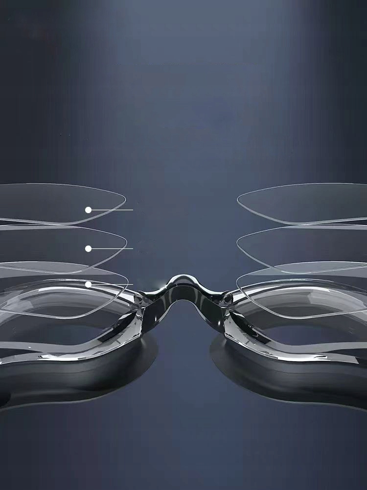 OKULARKI PŁYWACKIE dla dorosłych BASENOWE PŁYWANIA+Zatyczki Nos+Etui Płeć produkt uniseks