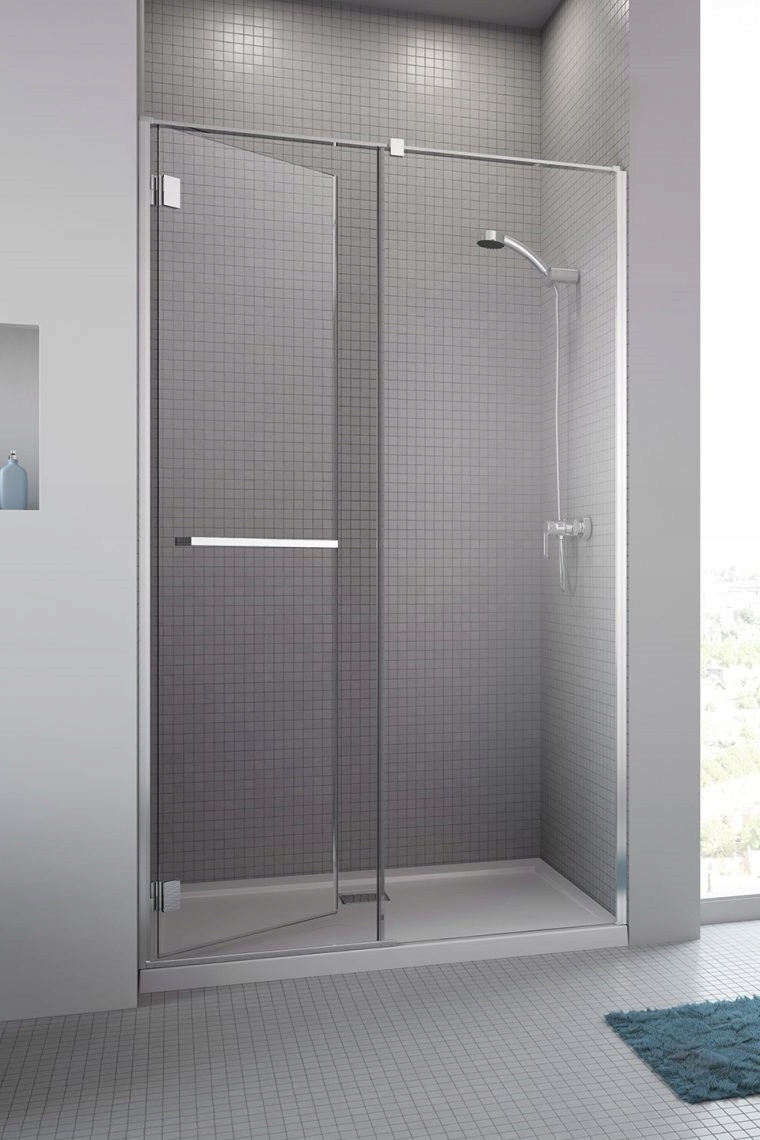 Drzwi prysznicowe RADAWAY Carena DWJ 110x195 LEWE Mocowanie lewe