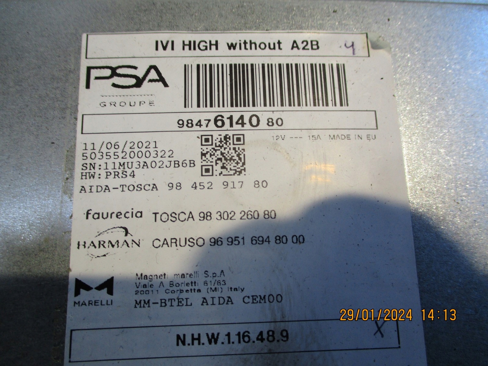 module navigation devices PEUGEOT 308 T10 9847614080