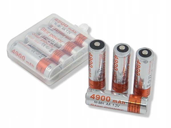 

4x Rewelacyjne Akumulatory Aa poj. 4900 mAh WaWa