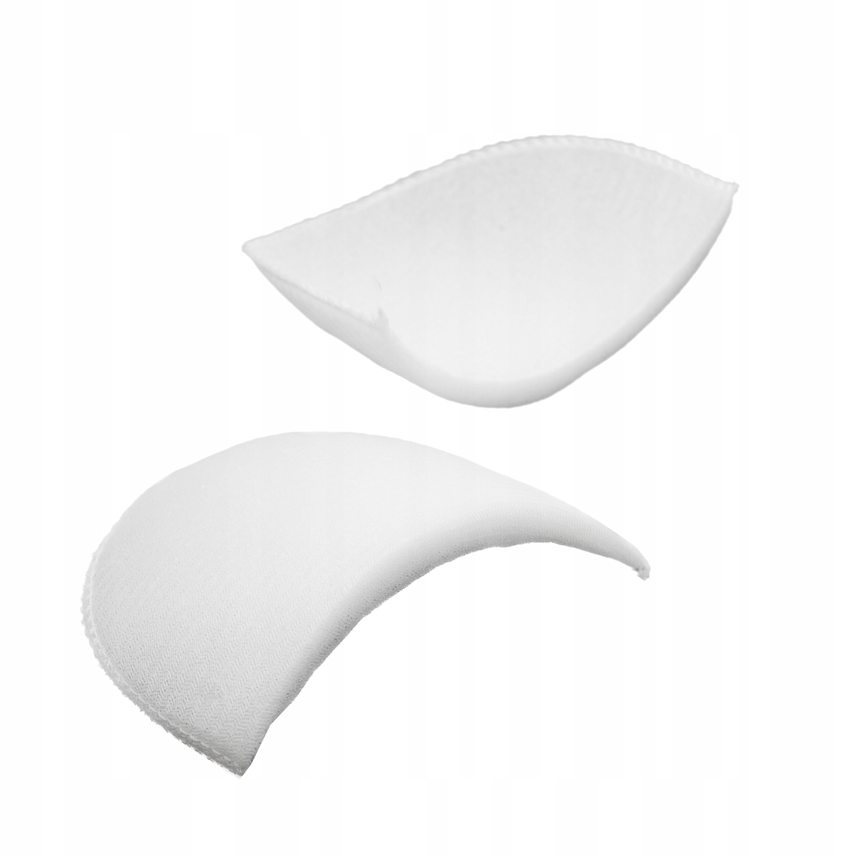 Ramenní vložky polštáře obšité bílé 10mm 100par P/O/B-10