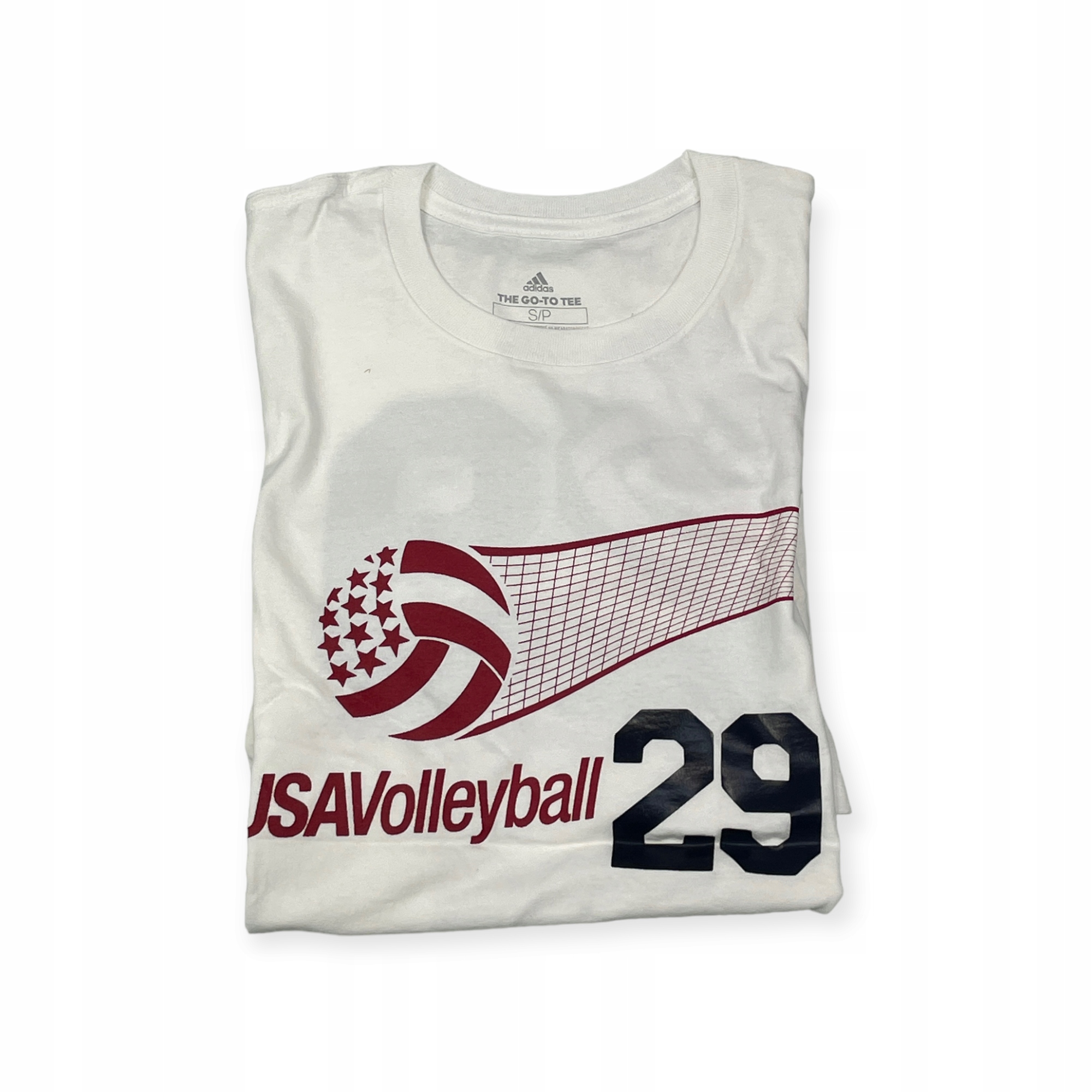 Koszulka męska biała ADIDAS VOLLEYBALL S 29 Rozmiar S