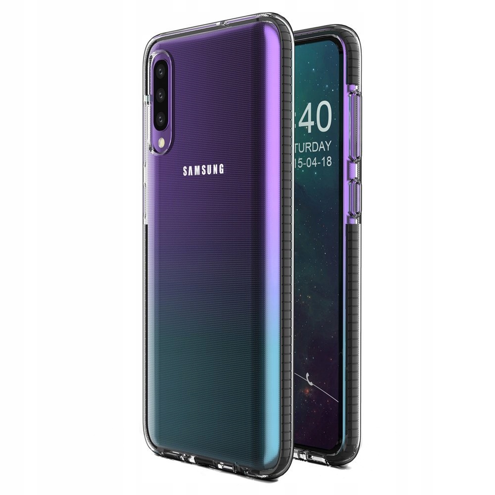 

Etui z kolorową ramką do Samsung Galaxy A40 czarny